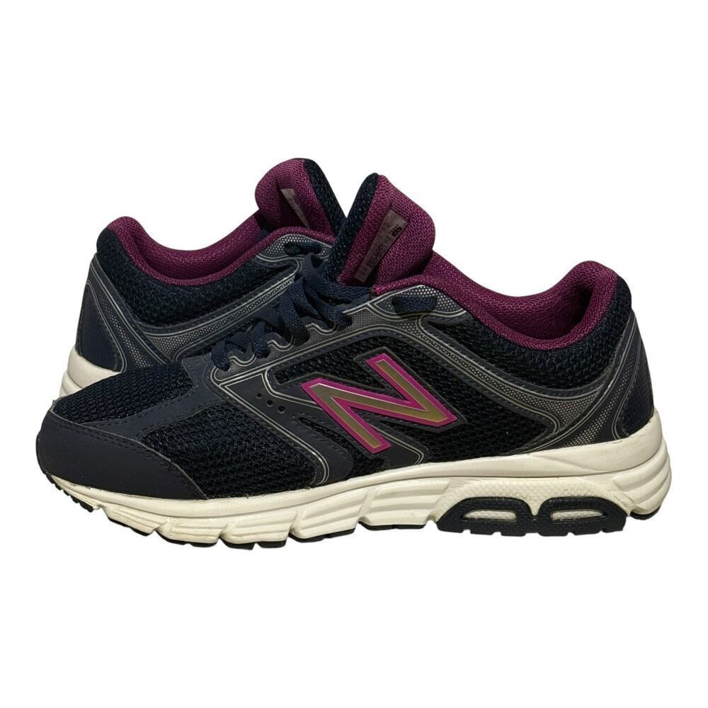New Balance 470v2 W470LP2 Navy Pink Shoes Women's Size 8 Cushion Sneakers - Picture 7 of 9